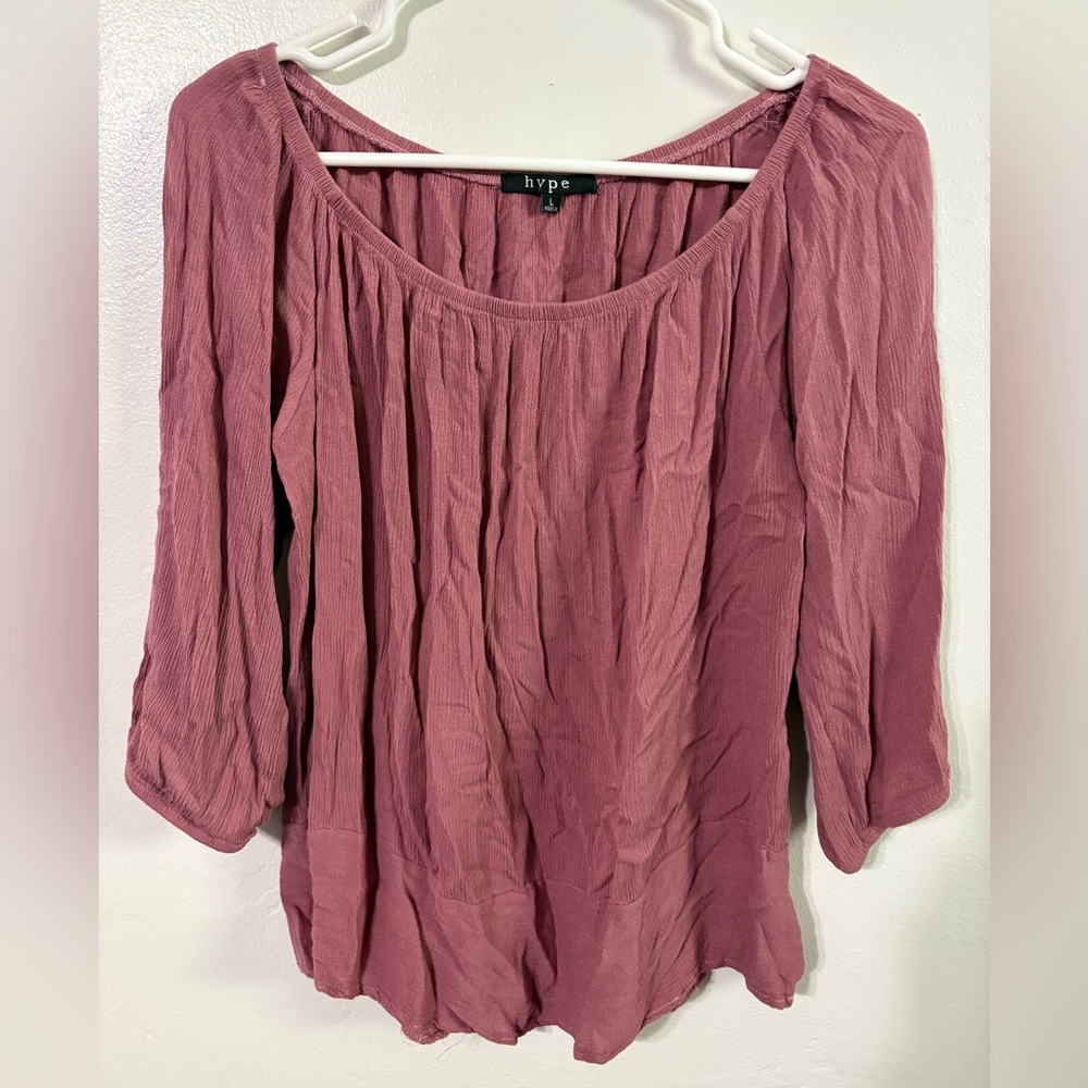 Hype Mauve Women's Blouse
